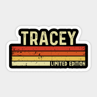 Tracey Name Vintage Retro Limited Edition Gift Sticker